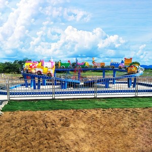 Montaña Rusa Infantil para Parques al Aire Libre, Tren <span class=keywords><strong>de</strong></span> Ensueño, Construcción <span class=keywords><strong>de</strong></span> Fibra <span class=keywords><strong>de</strong></span> Vidrio y Acero, Componentes <span class=keywords><strong>de</strong></span> Aleación <span class=keywords><strong>de</strong></span> Aluminio, 16 Personas - Product Image 4
