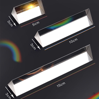 Fabricant prix bon marché Offre Spéciale verre cristal K9 silice fondue UV revêtement personnalisé lentille optique à prisme triangulaire