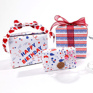 Wholesale High Quality Birthday <b>Tissue</b> Rolls Red and <b>Blue</b> Packaging Wrapping <b>Paper</b> Roll Uperior Craftsmanship - Product Image 2
