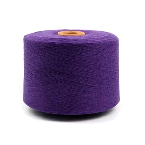 孟加拉国针织价格优质精梳致密涤棉纱
