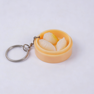 Chaveiros de PVC com Comida Simulada no Atacado, <span class=keywords><strong>Mini</strong></span> Chaveiros Divertidos de PVC com Comida Simulada, Acessórios Decorativos para Pendurar em Mochilas - Product Image 3