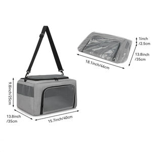 Sac de transport pour chiens et chats, pour petits, moyens et grands animaux, sac de transport souple pour chiots, sac de transport portable et pliable - Product Image 2
