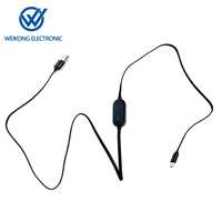 Interrupteur de chauffage intelligent USB-A 5V avec affichage numérique, régulation à 3 niveaux, minuterie et contrôle de la température
