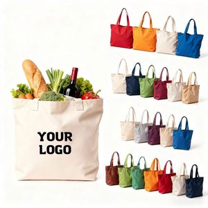 Bolsas de Compras Promocionales Reutilizables con Logotipo Personalizado, Impresas por Sublimación, de Poliéster, Algodón o Lona - Product Image 1