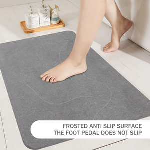 Alfombrillas de baño de piedra antideslizantes absorbentes de agua para pies personalizadas con logotipo, precio al por mayor - Product Image 2