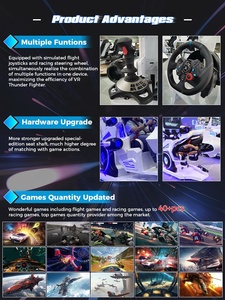 InfinityVR Hersteller Indoor 9D Virtual Reality <span class=keywords><strong>Motion</strong></span> <span class=keywords><strong>3</strong></span> In1 Grad drehbare 9D Vr Flight Racing Shooting Chair Maschine - Product Image 6