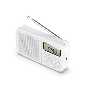 Récepteur radio FM portable haute sensibilité Haut-parleur intégré à affichage numérique | Fonctionne sur batterie 2 cellules AA | Compact et facile à utiliser - Product Image 3