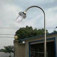 Bombilla LED Cilíndrica C20Series E27 20W 50W 100W 18W-120W 1 6 8 Superficies Luminosas, Tapa Amarilla/Gris, a Prueba de Explosiones