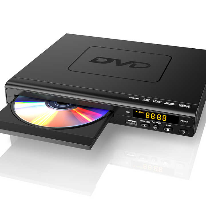 Reprodutor de dvd portátil multifunção, para casa, cd, dvd player, 720p ...