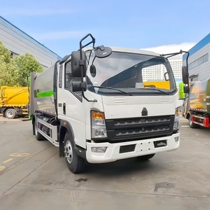 Camions compacteurs de déchets HOWO 8m³ <span class=keywords><strong>à</strong></span> prix d'usine pour la collecte des ordures <span class=keywords><strong>à</strong></span> Trinité-et-Tobago/<span class=keywords><strong>Maurice</strong></span> - Product Image 2
