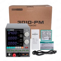 Alimentation CC régulée SUGON 3010PM 30V 10A, source d'alimentation linéaire réglable pour laboratoire, réparation de téléphones