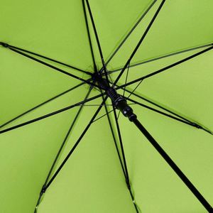 Parapluie de golf classique en pongé RPET recyclé, sans PFOA, écologique, ouverture automatique, couleur verte, résistant au vent, pour extérieur - Product Image 4
