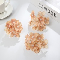 Fleurs artificielles d'hortensia pour cheveux, fournitures de bricolage, accessoires simples pour cheveux Hanfu, couronnes de fleurs, arrangements décoratifs muraux