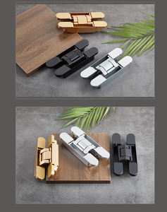 مفصلات عرضية مخفية ثلاثية الأبعاد قابلة للتعديل للأبواب والنوافذ الخشبية مناسبة للأبواب الداخلية للخدمة الشاقة - Product Image 4