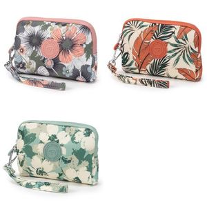 Fashion women's floral nylon handbag zipper coin <b>purse</b> and handbag multi-purpose <b>small</b> bag - Product Image 1