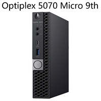 Mini-ordinateur de bureau Barebone Tiny Optiplex 5070 9e génération, propre, sans rayures, grade A, testé et fonctionnel