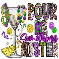 Vente en gros de haute qualité DTF Print Happy Mardi Gras Transfer Design