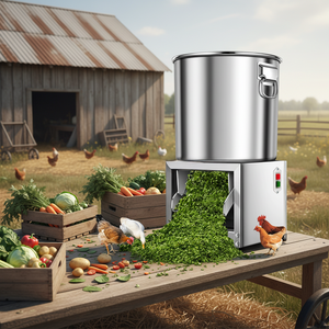 Machine à hacher les fruits et légumes commerciaux, hachoir à <span class=keywords><strong>poireaux</strong></span> et oignons, broyeur d'aliments pour animaux, broyeur de maïs - Product Image 1