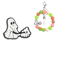 Breloque de stylo en silicone fait main, motif Vierge Marie, forme de dessin animé, style luxueux, pour le Nouvel An et autres occasions