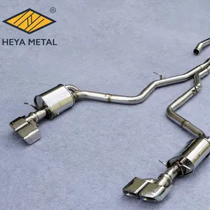 High performance Benz CLS63 2013 Year 5.5 T exhaust catback stainless steel with valve