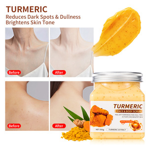 Gommage Corporel Exfoliant Doux Marque Blanche 350g à l'Aloé Vera et Vitamine C, Adoucissant et Éclaircissant pour Peau <span class=keywords><strong>de</strong></span> <span class=keywords><strong>Poulet</strong></span> - Product Image 5