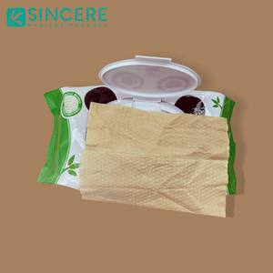 Toallitas Húmedas Nutritivas de Algodón Orgánico con <span class=keywords><strong>Manzanilla</strong></span> para Pieles Sensibles, Cuidado del Bebé, Muestra Gratuita, Directo de Fábrica - Product Image 2