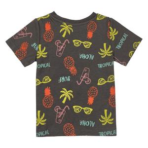 รับบริการสั่งทำเสื้อยืดเด็กแขนสั้นผ้าเจอร์ซีย์คอตตอน 100% ป้องกันการหดตัวสำหรับเด็กผู้ชาย - Product Image 2