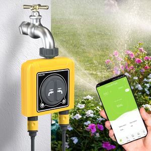 Arroseur de tuyau avec minuterie Wi-Fi Rainpoint pour l'<span class=keywords><strong>arrosage</strong></span> du jardin, système <span class=keywords><strong>d</strong></span>'irrigation intelligent électronique, prise de courant, hub, minuterie 2 zones - Product Image 2
