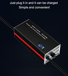 リチウムイオン電池充電器 ユニバーサル 48V <span class=keywords><strong>60V</strong></span> 72V 鉛蓄電池 LiFePO4 バッテリーパック充電器 AC/DC 200-240V 耐火性 電動自転車充電器 - Product Image 6