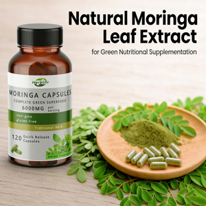 Private Label Organic Moringa Capsules 1000mg for Immune Support OEM Available - Product Image 2