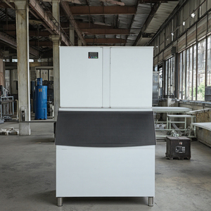 Chất lượng cao 1000kg Thương mại thép không gỉ Ice Cube Maker máy 110V Ice Block Shape với bánh thành phần cốt lõi trên bán - Product Image 6