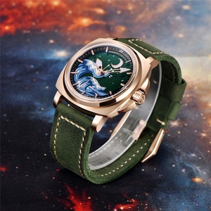 Nouvelle montre de sport mécanique pour homme PAGANI Design 43MM, luxe, acier inoxydable, verre saphir, mouvement automatique NH35, 100M - Product Image 3