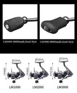 <span class=keywords><strong>Moulinet</strong></span> de pêche série LM-Roue tournante en métal, conçue pour le lancer à longue portée, adaptée aux cannes à pêche et aux poissons d'ancre - Product Image 3