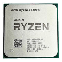 Prosesor CPU AMD R5 5600X 3.7 GHz hingga 4.6GHz Enam Inti 12-Thread R5 32MB Soket AM4 Baru TRAY R5 CPU AMD