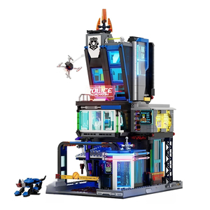 Lumibricks 17009 2026 Nouvelle série MOC Cyberpunk, commissariat de police, modèle de scène de rue, jouets, cadeau, 1716 pièces, ensembles de blocs de construction - Product Image 1