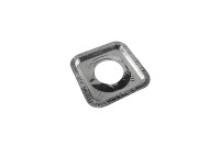 Protège-brûleurs jetables en aluminium de 8,5 pouces pour cuisinière à gaz, résistants à l'huile, tapis de protection pour brûleurs de cuisine