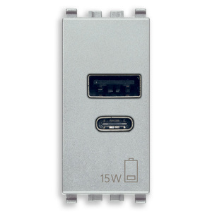 อะแดปเตอร์แปลงไฟ USB A+C 15W 5V สำหรับอุปกรณ์มือถือ - Product Image 1