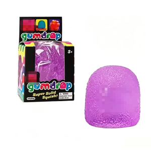   Pelota Antiestrés Gumdrop Super Sólida de Látex TPE/Silicona No Tóxica con Textura Elevada y Rugosa para Aliviar el Estrés y Calmar el Estado de Ánimo - Product Image 2