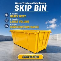 Bac à déchets en acier pour métaux lourds, conteneur de chantier, bac de collecte des ordures
