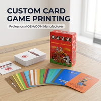 Cartes de jeu personnalisées couleur haute résolution recto-verso, impression de cartes à collectionner personnalisées pour jeux de société OEM