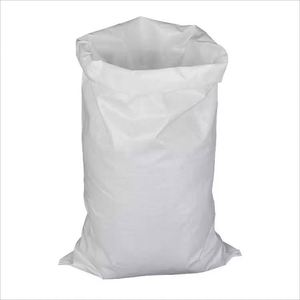 Sac en toile tissée pour l'agriculture, sac en sable blanc 50x100cm, impression sérigraphique, emballage de grains de sable, sac en PP tissé durable, CPP PE PET - Product Image 1