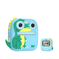 Appareil photo numérique CMOS 1080p pour enfants, écran IPS 2,8 pouces, mémoire intégrée 32 Go, impression instantanée sur papier thermique, MP3, selfies, jeux
