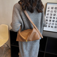 Sac fourre-tout en cuir PU souple de loisirs, nouveau sac bandoulière grande capacité pour femmes