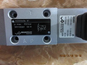 Válvulas Solenoides Wandfluh AS32060b-G24, AS32060b-R230 - Product Image 5