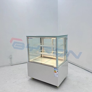 Vitrine Réfrigérée Verticale pour Gâteaux avec Verre Courbé à Vision Panoramique et Éclairage LED – Offre Spéciale - Product Image 6