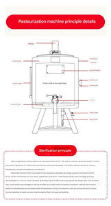 Machine de pasteurisation, capacité 30L-300L - Product Image 6