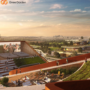 Revestimiento de Acero Corten Perforado Moderno, Paneles de Muro Cortina Ecológicos Resistentes al Agua Cortados con Láser, Garantía de 5 Años para Uso Exterior - Product Image 5