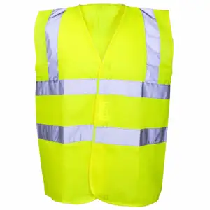 Reflective Vest Strip Fabric Construction Security Safety Vest Reflective High Visibility Work safety vest