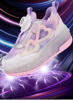 Chaussures à roulettes lumineuses LED pour enfants, fabriquées directement par les fabricants, pour filles, avec design changeant de forme, ultralégères et durables