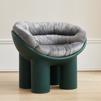 Chaise de canapé simple créative modèle adulte. Tabouret de chaise longue de salon de forme de dessin animé de jambes d'éléphant. Couleur en option.